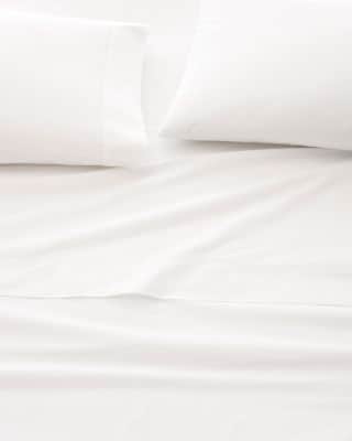Hemstitched Supima Cotton Percale Bedding | Garnet Hill