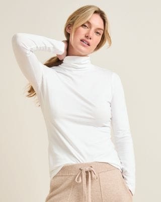 Essential Turtleneck Tee | Garnet Hill