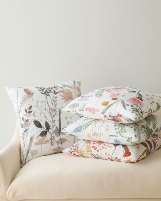 Wildflower Linen Pillow Cover Garnet Hill