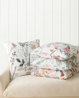 Wildflower Linen Pillow Cover Garnet Hill