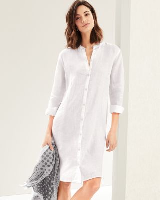 Garnet hill linen shirt dress hotsell