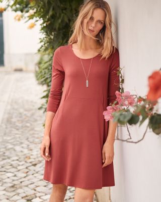 casual knit dress