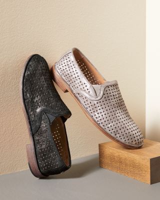 Trask Ali Perforated Loafers | Garnet Hill