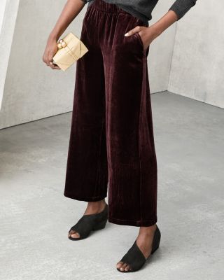 Eileen fisher velvet pants best sale