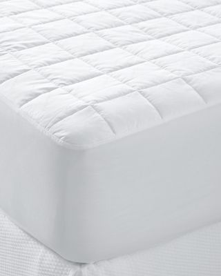 Garnet Hill Signature 400 Thread Count Sateen Down-Alternative Mattress Pad