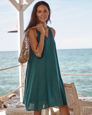 Easy Cotton Gauze Cover-Up | Garnet Hill