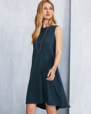 eileen fisher black dress sale