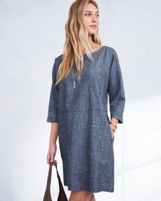 eileen fisher hemp dress