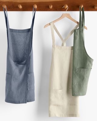 Relaxed-Linen Apron | Garnet Hill