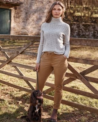 Salt-Washed Slim Chino Pants | Garnet Hill