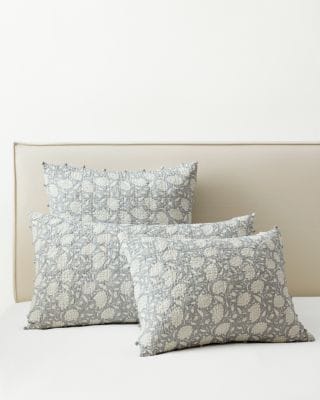 Pebblebrook Organic-Cotton Voile Sham | Garnet Hill