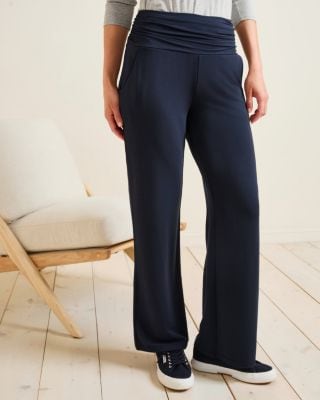 Wide-Leg Lounge Pants | Garnet Hill