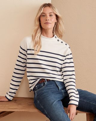 Vintage Knit Mock-Neck Top | Garnet Hill