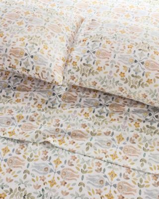 Mila Relaxed Organic-Cotton Sateen Sheet Set | Garnet Hill