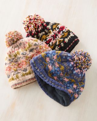 French Knot Star Dune Hat | Garnet Hill display picture 1