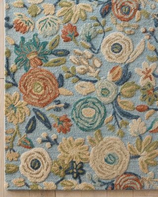 Clara's Bouquet Hand-Tufted Wool Rug | Garnet Hill