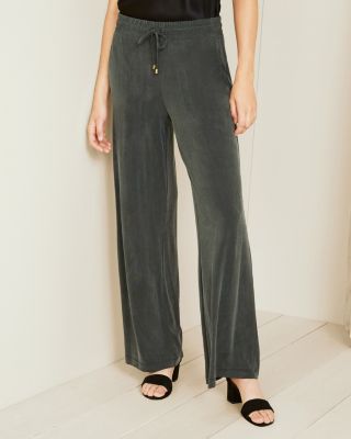 Wide-Leg Cupro Pants | Garnet Hill