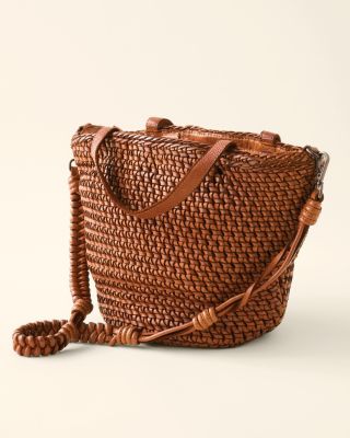 Latico Woven Leather Shoulder Bag | Garnet Hill