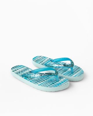 Kids' Rafters Surfer's Sparkle Flip-Flops | Garnet Hill