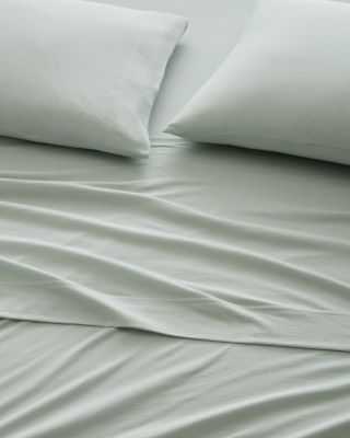 Solid JerseyKnit Fitted Sheet Hill