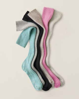 Cashmere Knee-High Socks