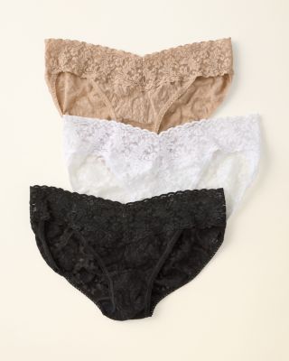 Hanky Panky Lace V-Kini | Garnet Hill