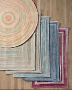 Concentric Cutting Garden Chenille Rug