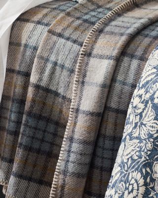 Pendleton Eco-Wise Oat Kelso Plaid Washable Wool Blanket, Throw