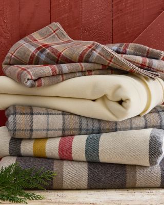 Wool throw best sale