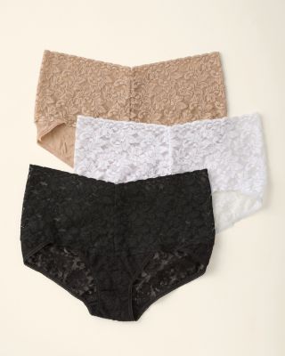 Hanky Panky Retro Lace High-Waisted V-Kini | Garnet Hill