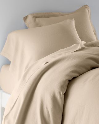 Eileen Fisher Washed Linen Bedding Hill