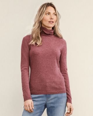 Garnet hill cashmere turtleneck on sale sweater