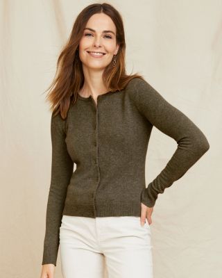 Garnet hill cashmere retro cardigan sale