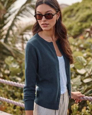 Essential Cashmere Retro Cardigan