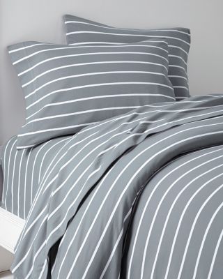 Classic Stripe JerseyKnit Fitted Sheet Hill