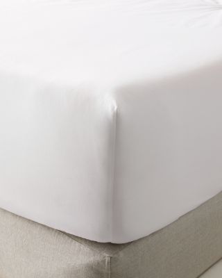 Signature Unembellished Percale Fitted Sheet | Garnet Hill