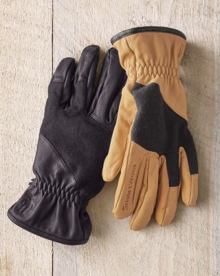 SmartWool® Men's Leather Ridgeway Gloves | Garnet Hill