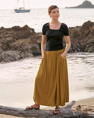 Garnet hill sales maxi skirt