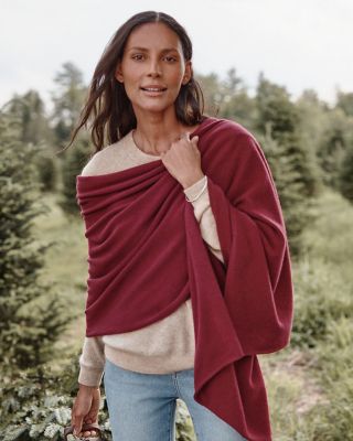 Garnet hill cashmere wrap hotsell