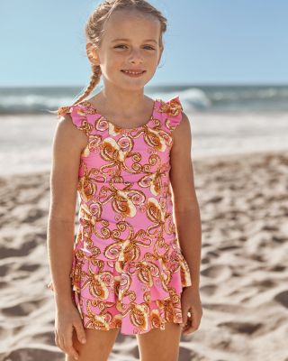 Girls skirted sale swimsuit