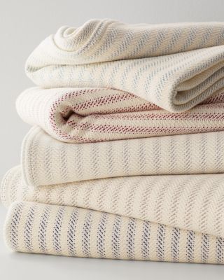 Cotton Ticking Stripe Blankets and Throws