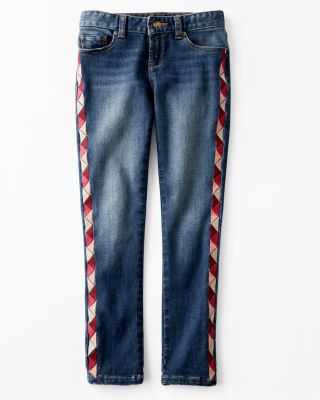 Hill Girls' Embroidered Skinny Jeans Hill