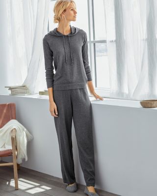 Hooded Sweater Knit Pajamas Garnet Hill