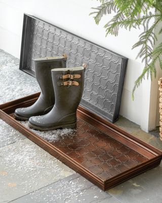 Galvanized Boot Tray