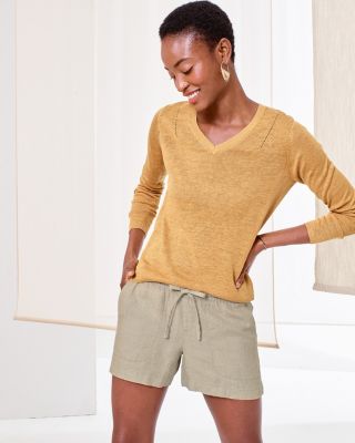 anne klein pull on shorts