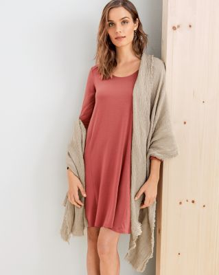Knit Trapeze Dress | Garnet Hill