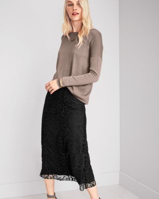 Midi Lace Skirt Garnet Hill