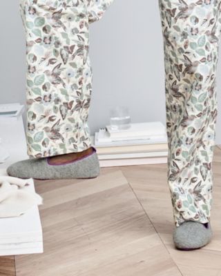 acorn wool lounging slippers