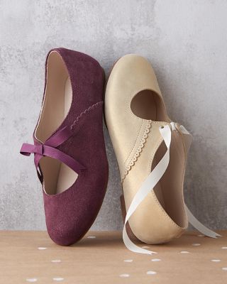 lace ballerina shoes