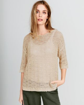 Eileen fisher bateau hot sale neck sweater